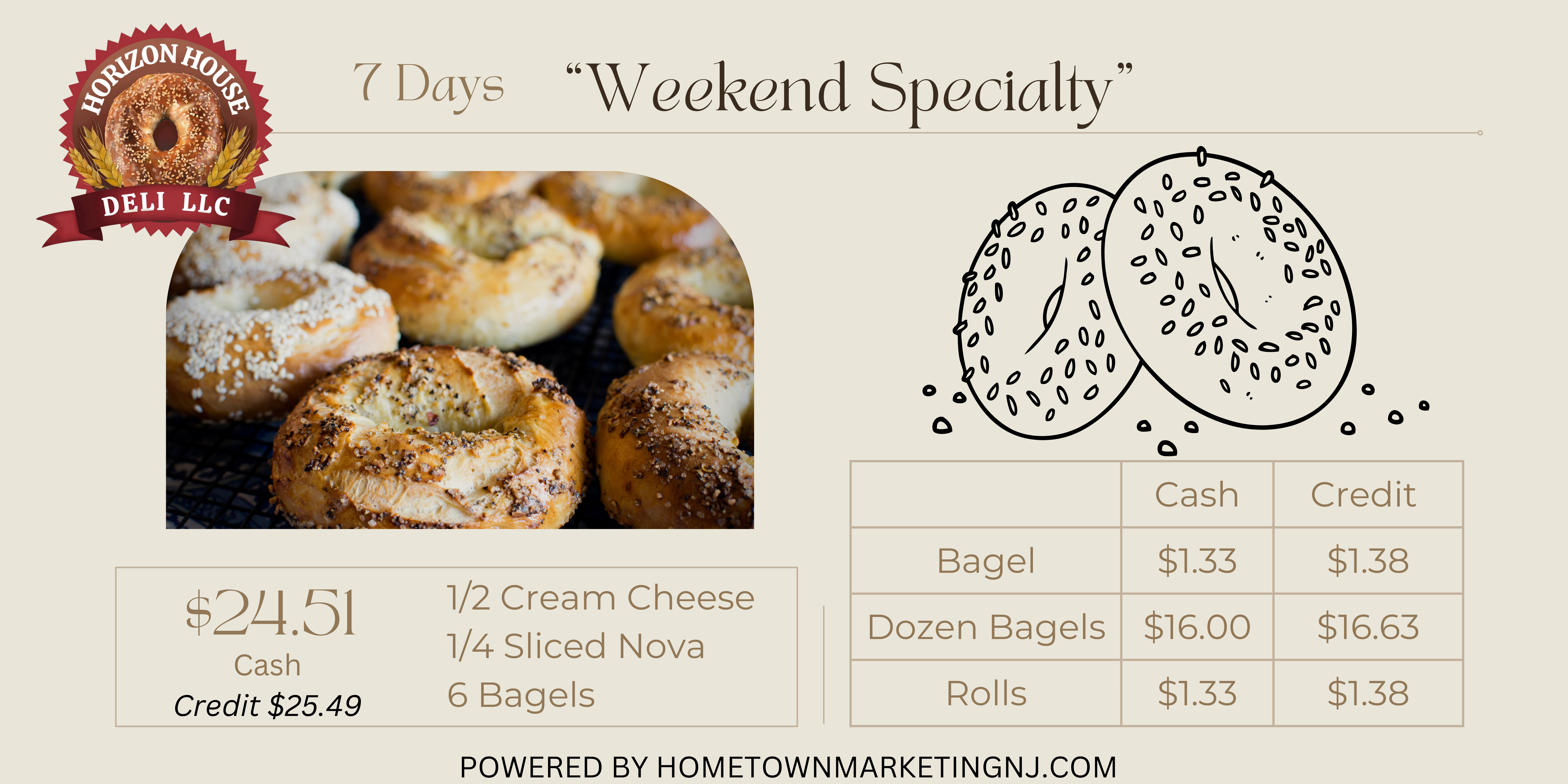 Horizon Deli Weekend Specialty 9232023